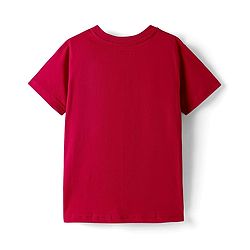 Pine Kids Cotton Knit Half Sleeves T-Shirts with Text Print Pack of 3 - Red Yellow & Light Green