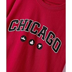 Pine Kids Cotton Knit Half Sleeves T-Shirts with Text Print Pack of 3 - Red Yellow & Light Green