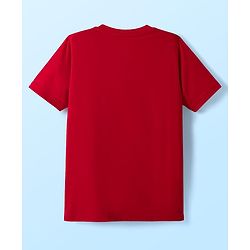 Pine Kids Cotton Knit Half Sleeves T-Shirts With Power Text Print Pack Of 3  - Red Yellow & White