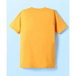 Pine Kids Cotton Knit Half Sleeves T-Shirts With Power Text Print Pack Of 3  - Red Yellow & White