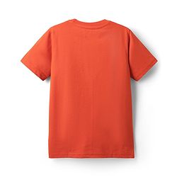 Pine Kids Cotton Knit Half Sleeves T-Shirts with Text Print Pack of 3 - Yellow Purple & Orange