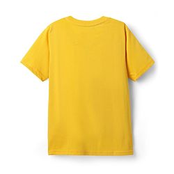 Pine Kids Cotton Knit Half Sleeves T-Shirts with Text Print Pack of 3 - Yellow Purple & Orange