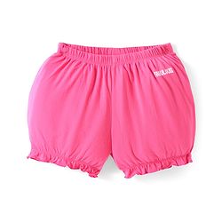 Pine Kids Cotton Lycra Knit Bloomers with Floral & Text Print Pack of 3 (Color May Vary)