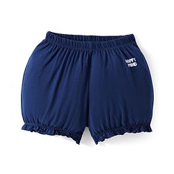 Pine Kids Cotton Lycra Knit Bloomers with Floral & Text Print Pack of 3 (Color May Vary)