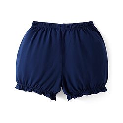 Pine Kids Cotton Lycra Knit Bloomers with Floral & Text Print Pack of 3 (Color May Vary)