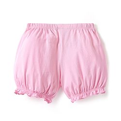 Pine Kids Cotton Knit Bloomers with Placement Print -Pack Of 3 (Color May Vary)