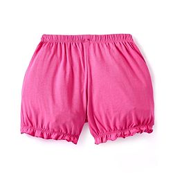 Pine Kids Cotton Knit Bloomers with Placement Print -Pack Of 3 (Color May Vary)