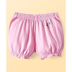Pine Kids Cotton Knit Bloomers with Floral Print Pack of 3 (Colour May Vary)