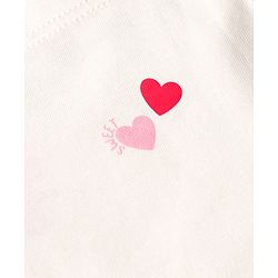 Pine Kids Cotton Lycra Knit Panties with Heart Print & Bow Applique Pack of 3 (Colour May Vary )