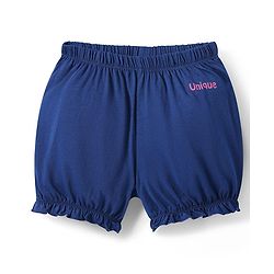 Pine Kids Cotton Lycra Bloomers with Stars & Floral Print - Pack Of 3 (Color May Vary)