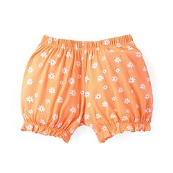 Pine Kids Cotton Lycra Bloomers with Stars & Floral Print - Pack Of 3 (Color May Vary)