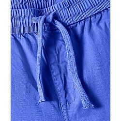 Pine Kids Cotton Woven Knee Length Solid Color Shorts - Royal Blue