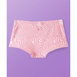 Pine Kids Cotton Knit Hipster Panties with Text Print Pack of 3 (Colour May Vary)