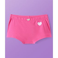 Pine Kids Cotton Knit Hipster Panties with Text Print Pack of 3 (Colour May Vary)