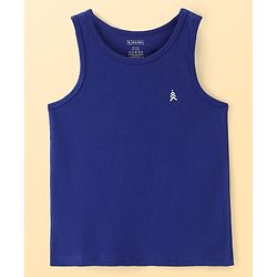 Pine Kids Cotton Knit Sleeveless Fish Printed Vests Pack of 3 (Colour & Print May Vary)