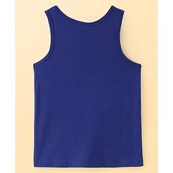 Pine Kids Cotton Knit Sleeveless Fish Printed Vests Pack of 3 (Colour & Print May Vary)