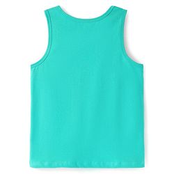 Pine Kids Cotton Knit Sleeveless Vests  with Beach Theme Print Pack of 3 (Colour May Vary)