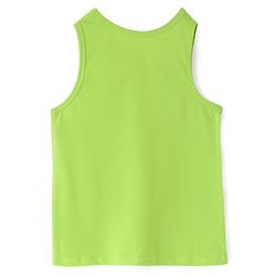 Pine Kids Cotton Lycra Knit Sleeveless Vests with Beach Theme & Tropical Print Pack of 3 (Color May Vary)
