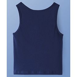 Pine Kids Cotton Knit Sleeveless Solid Color Vests Pack of 3 (Colour & Print May Vary)