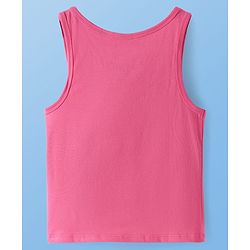 Pine Kids Cotton Knit Sleeveless Solid Color Vests Pack of 3 (Colour & Print May Vary)