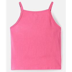 Pine Kids Cotton Knit Singlet Sleeves Slips with Hearts Print Pack of 3 (Colour May Vary)