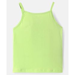 Pine Kids Cotton Knit Singlet Sleeves Slips with Hearts Print Pack of 3 (Colour May Vary)