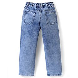 Pine Kids Denim Woven Ankle Length Washed Jeans - Blue