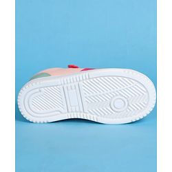 Pine Kids Velcro Closure Color Block Casual Shoes - Pink