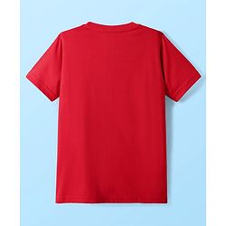 Pine Kids Cotton Knit Half Sleeves T-Shirts With Cool Dude Text Print Pack Of 5 - Red Yellow & Blue
