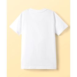 Pine Kids Cotton Knit Half Sleeves T-Shirts With Game Over Text Print Pack Of 5 - Red Light Green & White