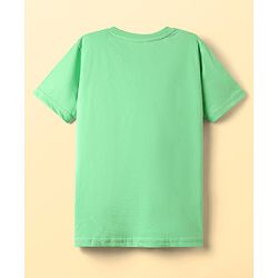 Pine Kids Cotton Knit Half Sleeves T-Shirts With Game Over Text Print Pack Of 5 - Red Light Green & White