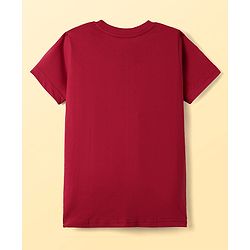 Pine Kids Cotton Knit Half Sleeves T-Shirts With Game Over Text Print Pack Of 5 - Red Light Green & White