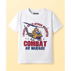 Pine Kids Cotton Knit Half Sleeves T-Shirts With Game Over Text Print Pack Of 5 - Red Light Green & White