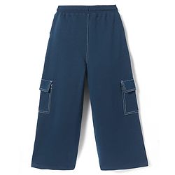 Pine Kids Knit Full Length Lounge Pant with Cargo Pockets - Navy Blue