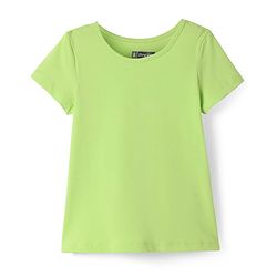 Pine Kids Cotton Knit Half Sleeves Solid T-Shirt & Dungaree with Alphabet Print - Black & Light Green