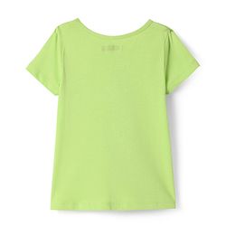 Pine Kids Cotton Knit Half Sleeves Solid T-Shirt & Dungaree with Alphabet Print - Black & Light Green