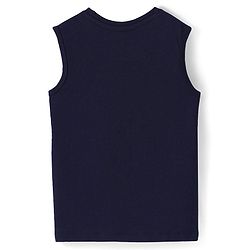 Pine Kids Cotton Woven Half Sleeves Check Shirt with Text Print Inner Tank T-Shirt - Pink & Black