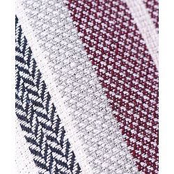 Pine Kids Cotton Woven Half Sleeves Striped Shirt with Text Printed T-Shirt - White & Pink