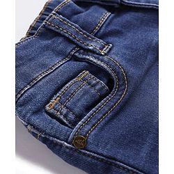 Pine Kids Full Length Washed Denim Jeans - Blue