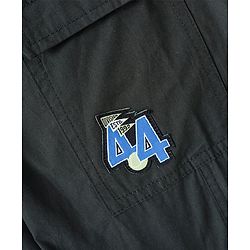 Pine Kids Cotton Elastane Woven Full Length Trouser with Cargo Pocket & Patch Detailing - Black