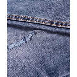 Pine Kids Denim Woven Full Length Washed Jeans - Navy Blue