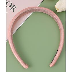 Pine Kids Free Size Solid Coloured Hair Band - Pink