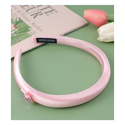 Pine Kids Free Size Solid Coloured  Hair Band - Pink