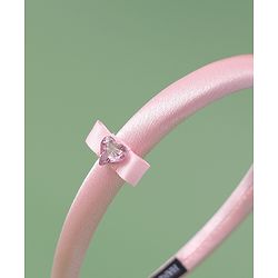 Pine Kids Free Size Solid Coloured  Hair Band - Pink