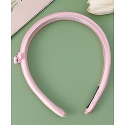 Pine Kids Free Size Solid Coloured  Hair Band - Pink