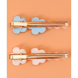 Pine Kids Hair Pins & Clips Free Size - White & Blue