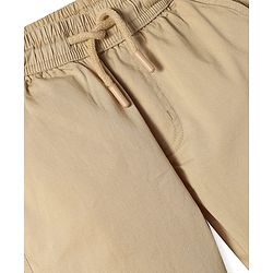 Pine Kids Cotton Woven Full Length  Solid Color Trouser - Grey