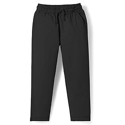 Pine Kids Cotton Woven Full Length  Solid Color Trouser - Grey