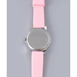Pine Kids Analog Watch Unicorn Print With Beaded Bracelet Set - Pink