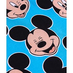 Pine Kids Disney Single Jersey Knit Full Sleeves Night Suit with Mickey Mouse Graphics - Blue